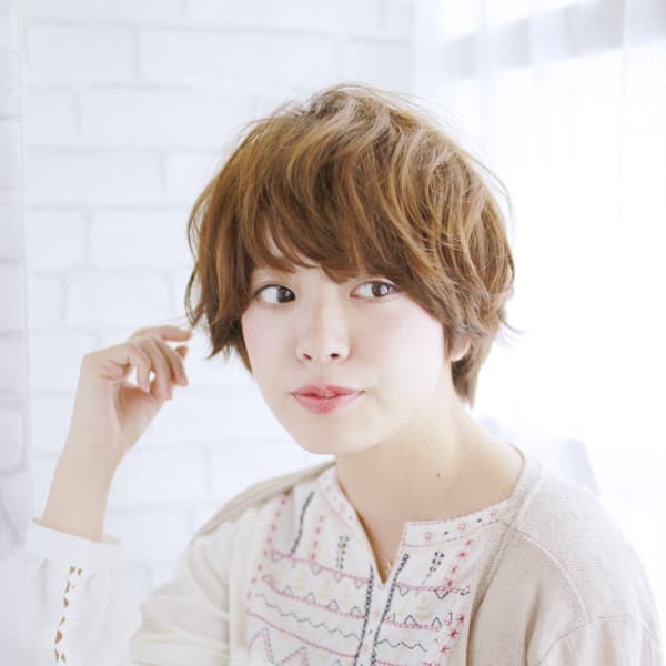 ふんわり柔らかミックスショート|PRISM hair design