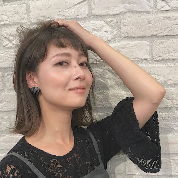 つるんと外ハネ★切りっぱなしボブ
