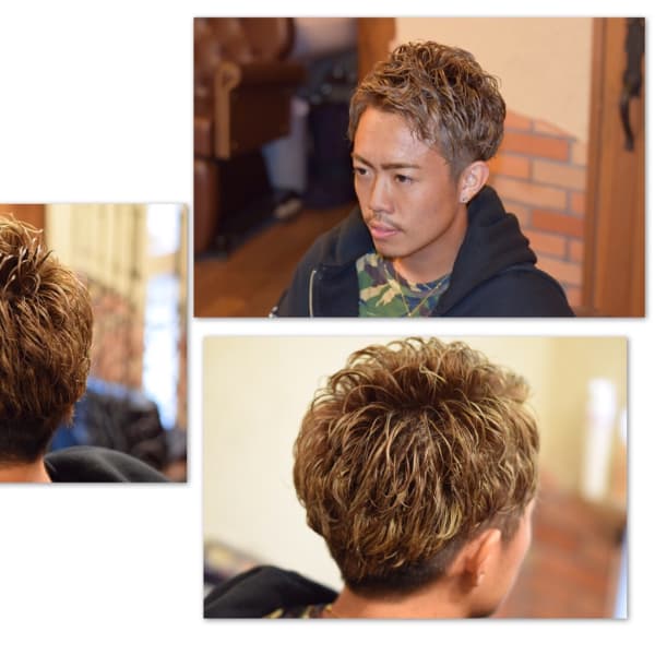 メンズハイトーンパーマ