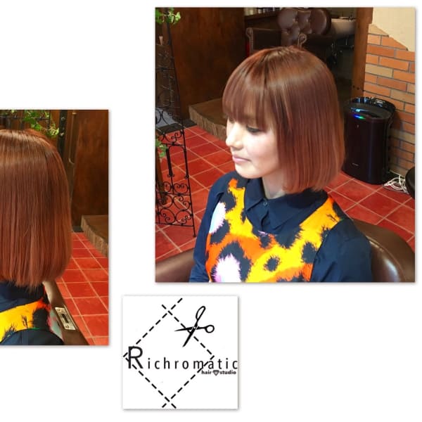 ショートグラデーションカラー|Richromatic hair studio