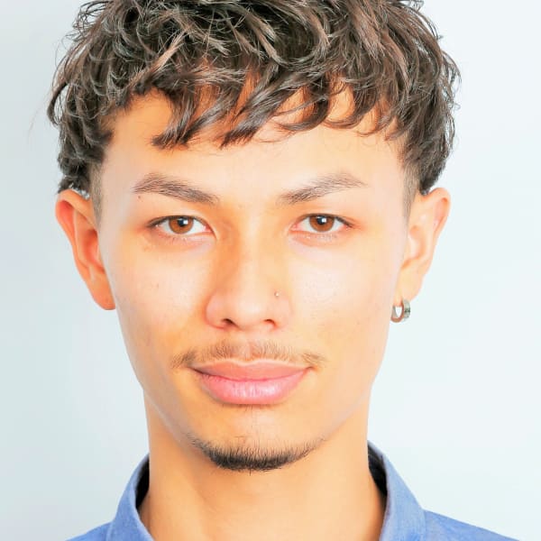 ソフトモヒ風ツーブロック|relax garden hair