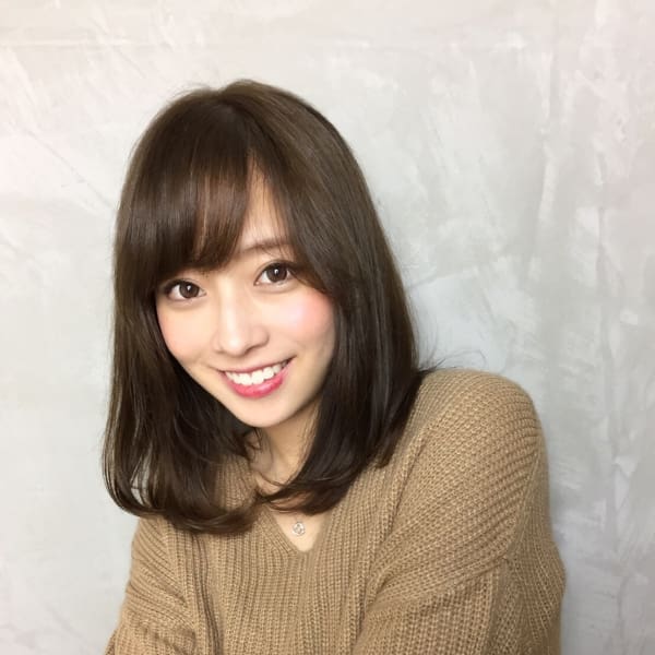 ナチュラル艶やかワンカール|The Hair Salon Tokyo Beige