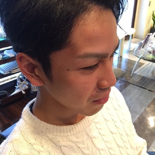 小岩クセを活かしたショートスタイル