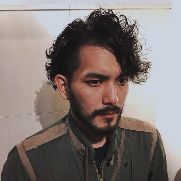 フェミニンパーマスタイル<理容室>