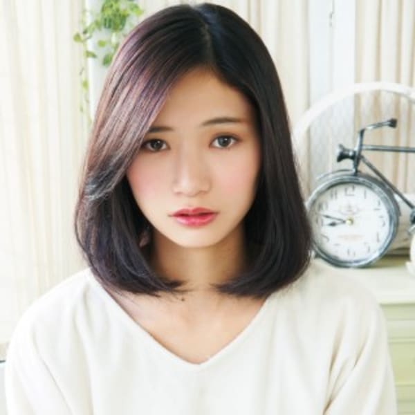 【ジュレベール 松田】 ナチュラル可愛く艶ロブ☆