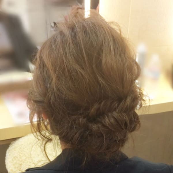 【Euphoria】お呼ばれアレンジ*ゆる波アップアレンジ