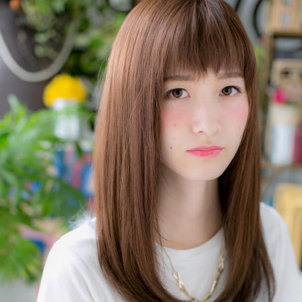 定番人気◎大人かわいいナチュラルストレート