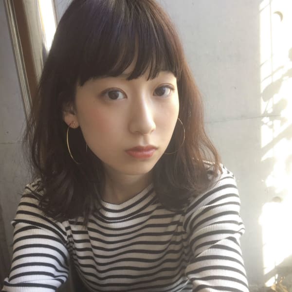 暗髪ロブゆるウェーブ【y−246】