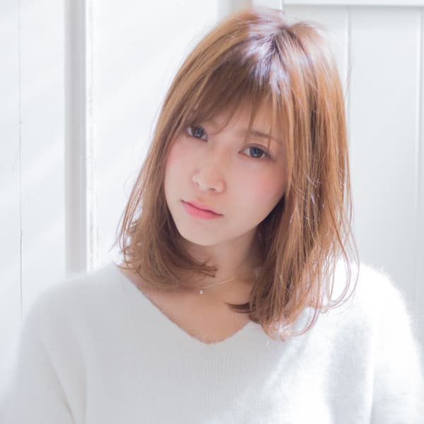 ストレートワンカールフォギーベージュスタイル AKI-232