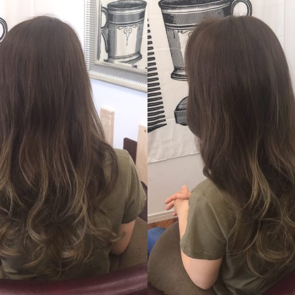 デザインカラー！旬なグレージュグラデーション|Beauty Studio CRAFT 目白店