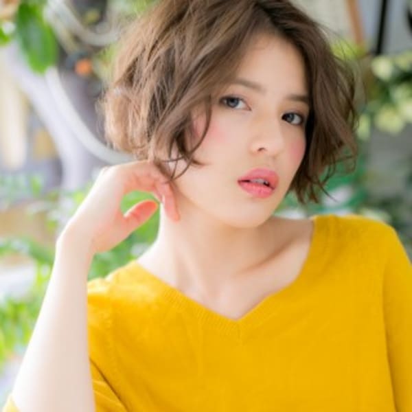 COVER HAIRで叶う*アンニュイ前下がりくせ毛風カール