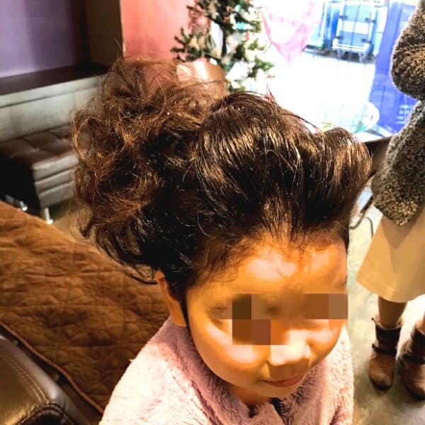 蒲田abilityhair 七五三ふんわりキューティアップ