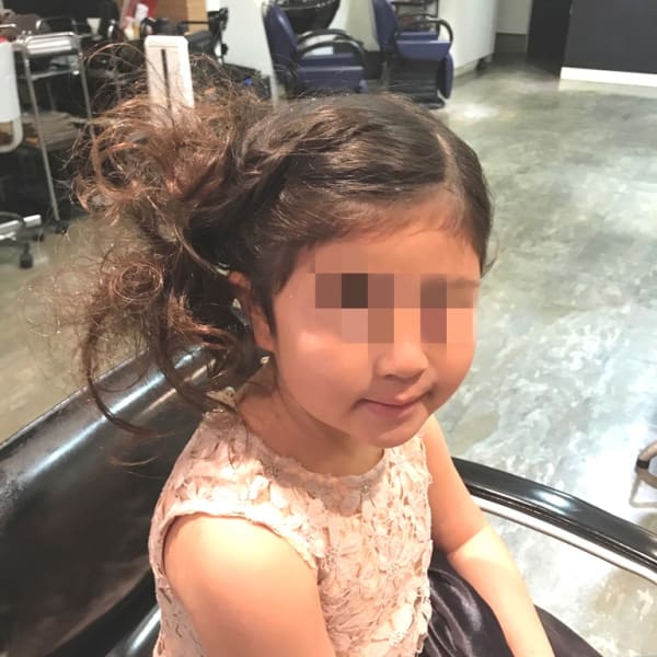 蒲田abilityhair　スイートキッズパーティヘアー