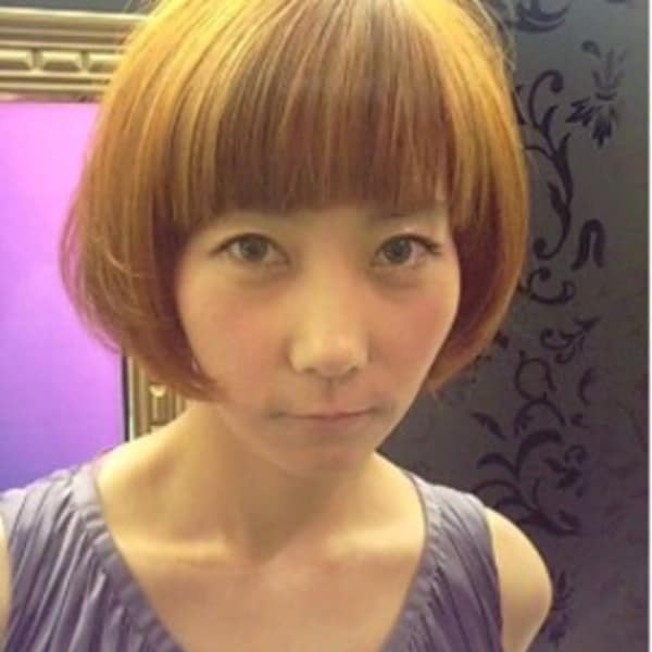 【お客様ヘアスタイル】厚めバングのとろみワンカール！