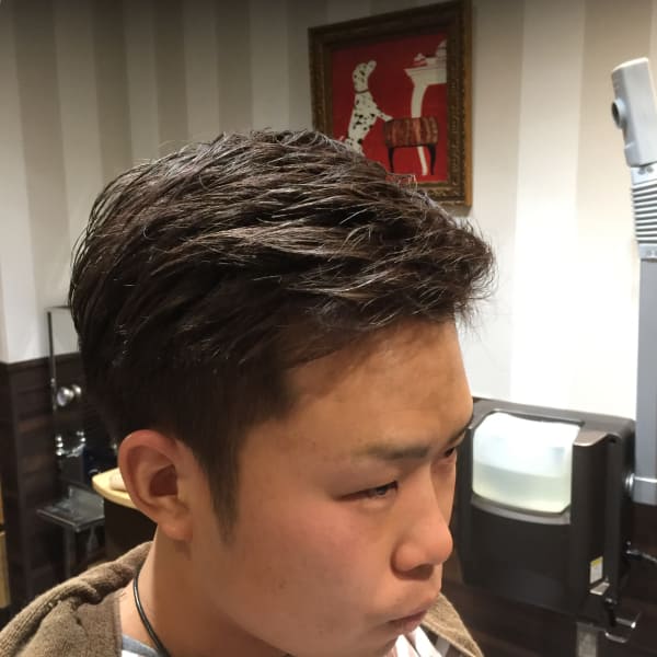 グレージュショート