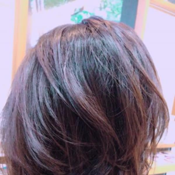 乾かすだけの時短ヘアー