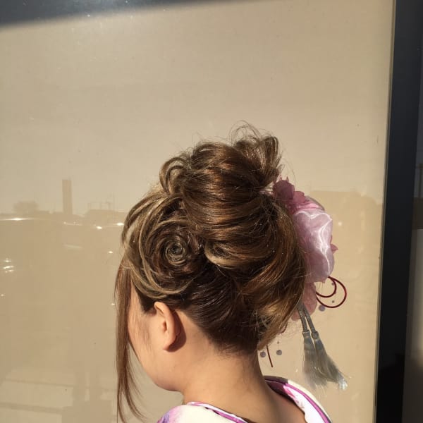 ゴージャスヘアセット