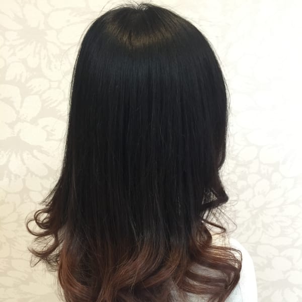 ブラウン系のグラデーションカラー|Pulchra hair