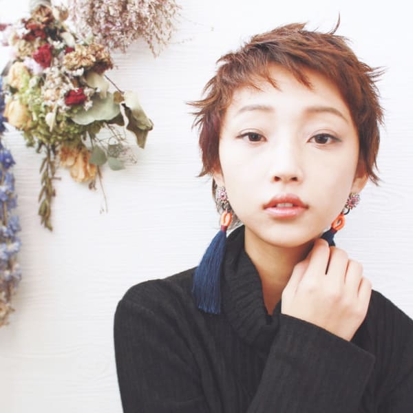 ORO】ベリーショートの無造作感☆モードにも☆小野