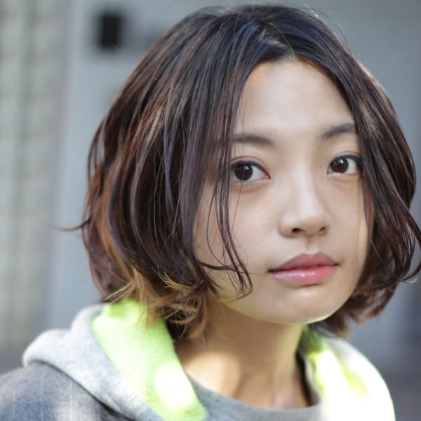 ☆ふんわりグラデーションボブ＆インナーカラー☆