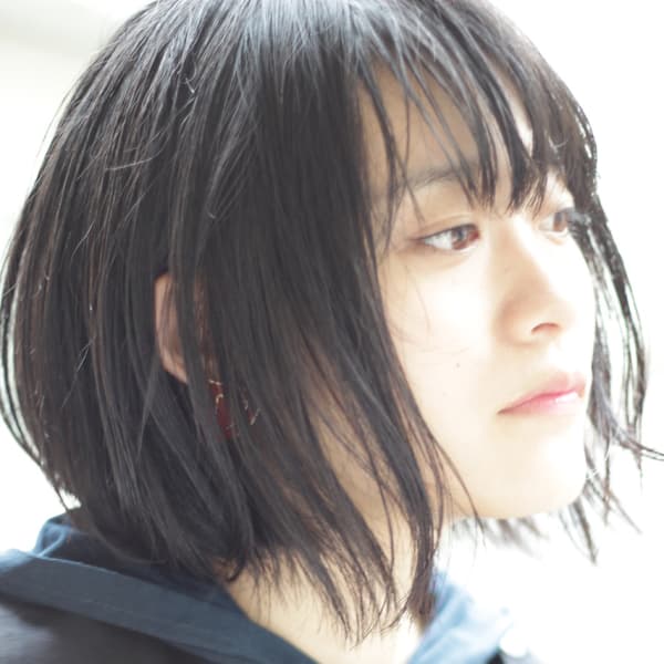 ☆シンプルな前下がりボブ＆ショートバングスタイル☆