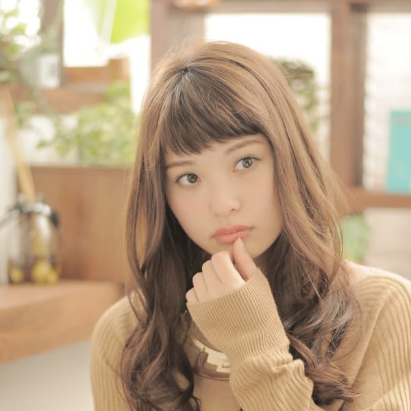 【ＲＥＬＥＤＥＮ】ワイドバングくびれミディーロング|RELEDEN