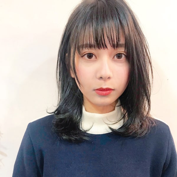 シースルーバングのセミディ T−22