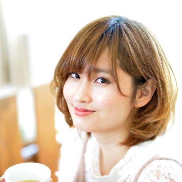 内巻きカールボブ