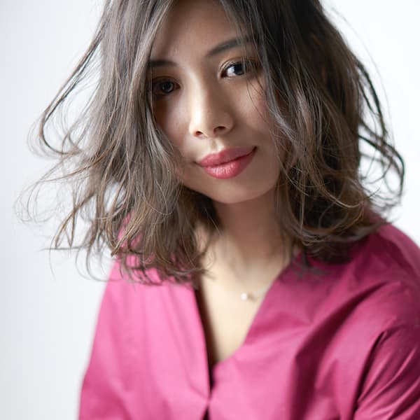 【イルミナカラー】フェアリーカールな大人ボブ|es 西梅田