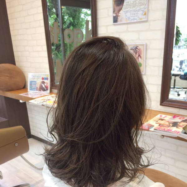 イルミナオーシャン＋ヌードカラー|HAIR SALON stop lady