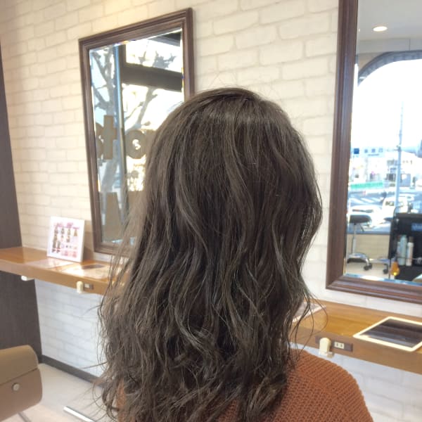 イルミナグレイッシュカラー|HAIR SALON stop lady