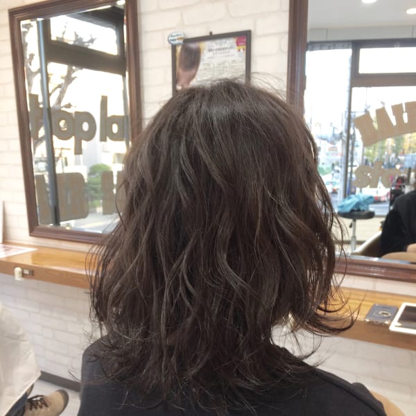イルミナスモーキーグレー|HAIR SALON stop lady