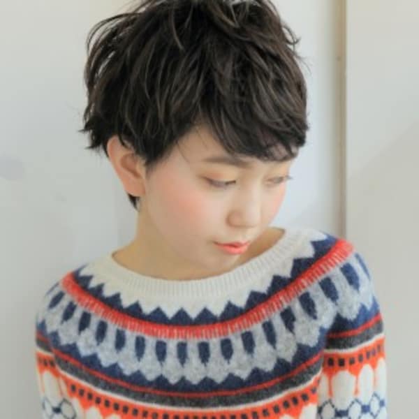 【プラーチェ相模大野店】くせ毛風ベリーショート