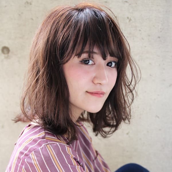 『簡単スタイリング』セミウェット×カールロブ『簡単スタイリン