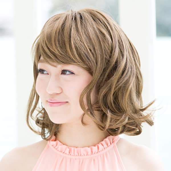 ハイトーンを活かした軽やかな動き、さりげない可愛いさ|美容室ブリエ(BRILLER)那須烏山市