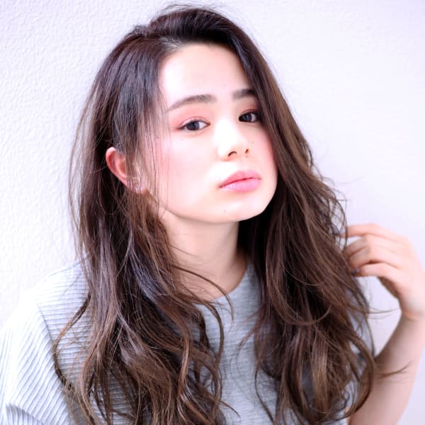 大人とろみニュアンスウエーブロング♪