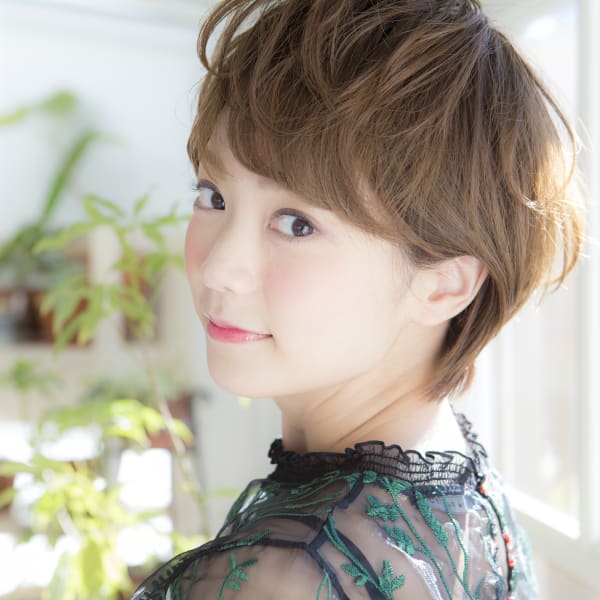 【miel hair 新宿】大人かわいい♪小顔ショートボブ 
