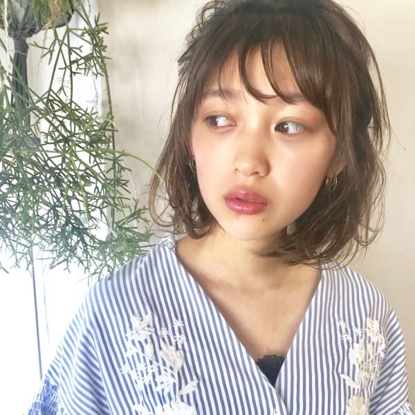 ボブでも可愛い簡単ハーフアップ　T−３０