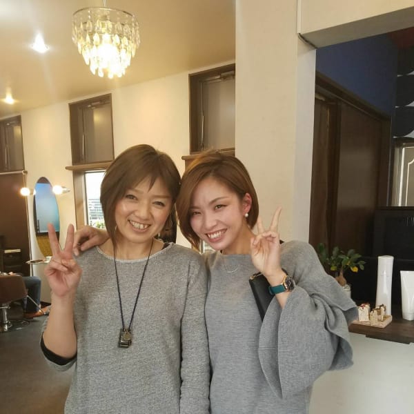 大人グラデーションボブ