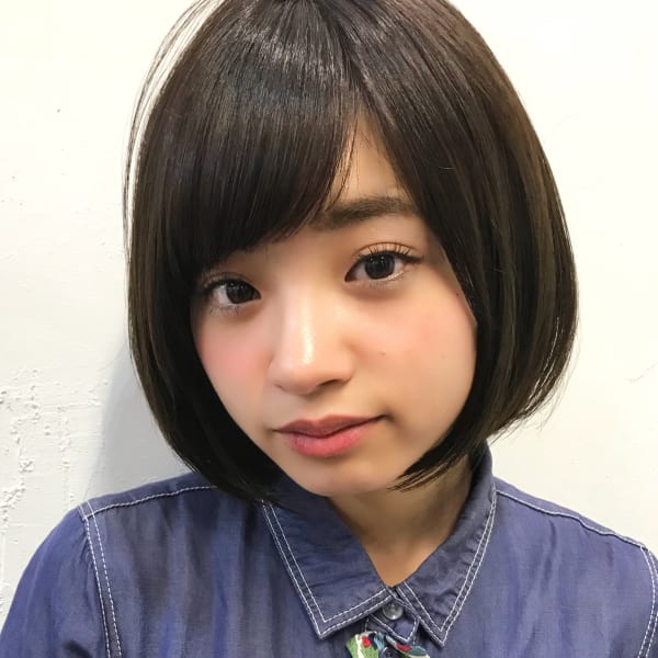 広瀬すず風ワンカール小顔ミニボブ