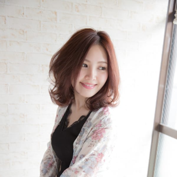 イルミナカラー×大人かわいいミディアム（TOKIO使用)|hair refresh SINCERE 蘇我店