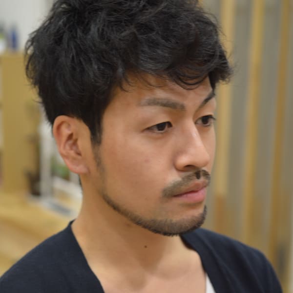 メンズパーマ|hair design calm