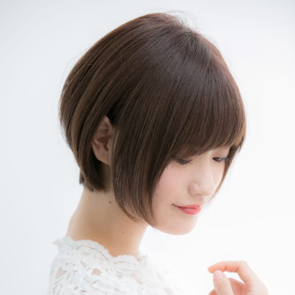 【Euphoria銀座本店】綺麗なフォルムのショートボブ☆長