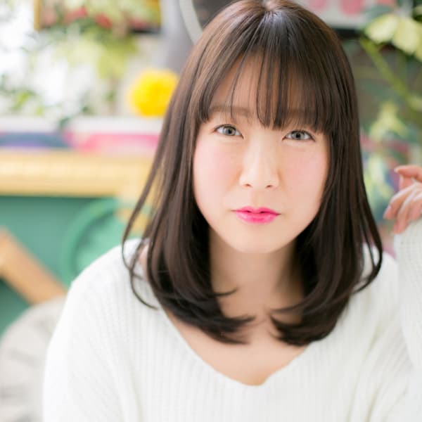 清楚な…黒髪ナチュラルワンカール