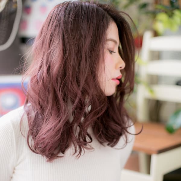 個性派カラー★外国人風グラマラスロング