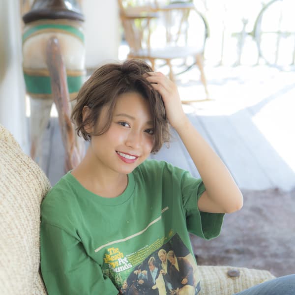 【miel hair新宿】エフォートレス ロブグレージュ