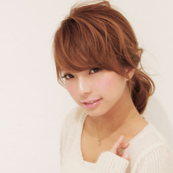 【liage越谷】編み込みポニーテール★