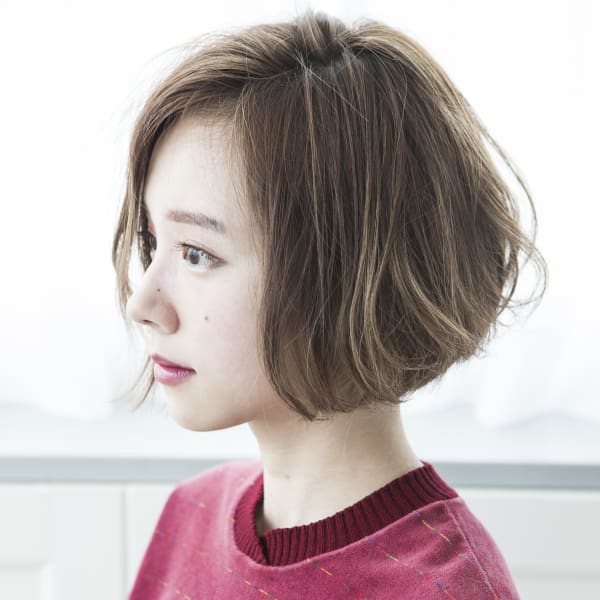 3Dハイライトエアリーボブ