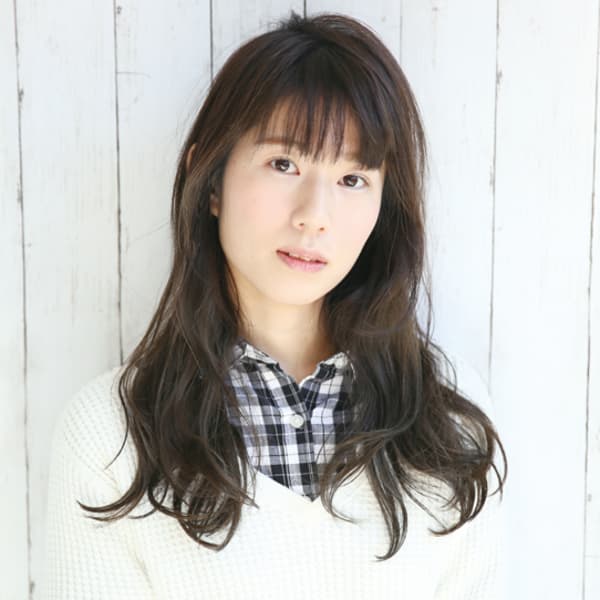 好印象を叶える小顔ロング