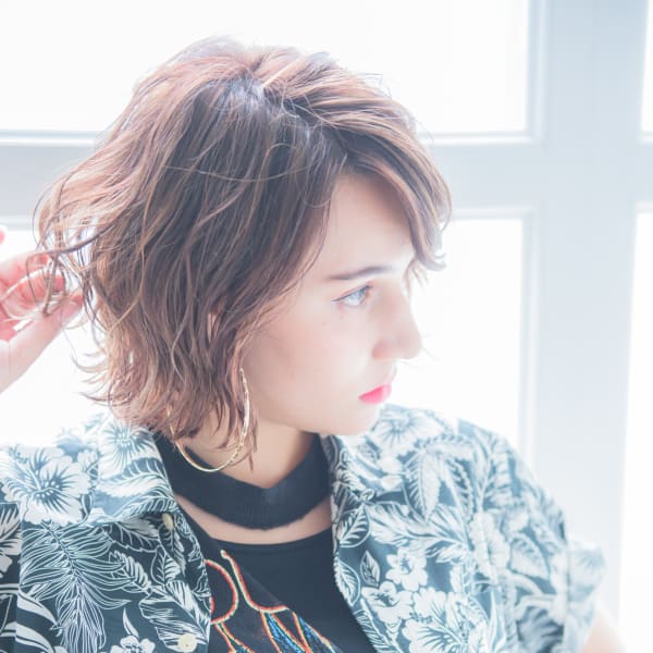 【miel hair 新宿】外国人風☆プラチナグレージュ